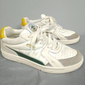 Palm Angels University Shoes Men 46 US 11-11.5 White Green Yellow Distressed